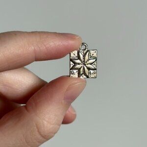 Quilt Charm Pendant